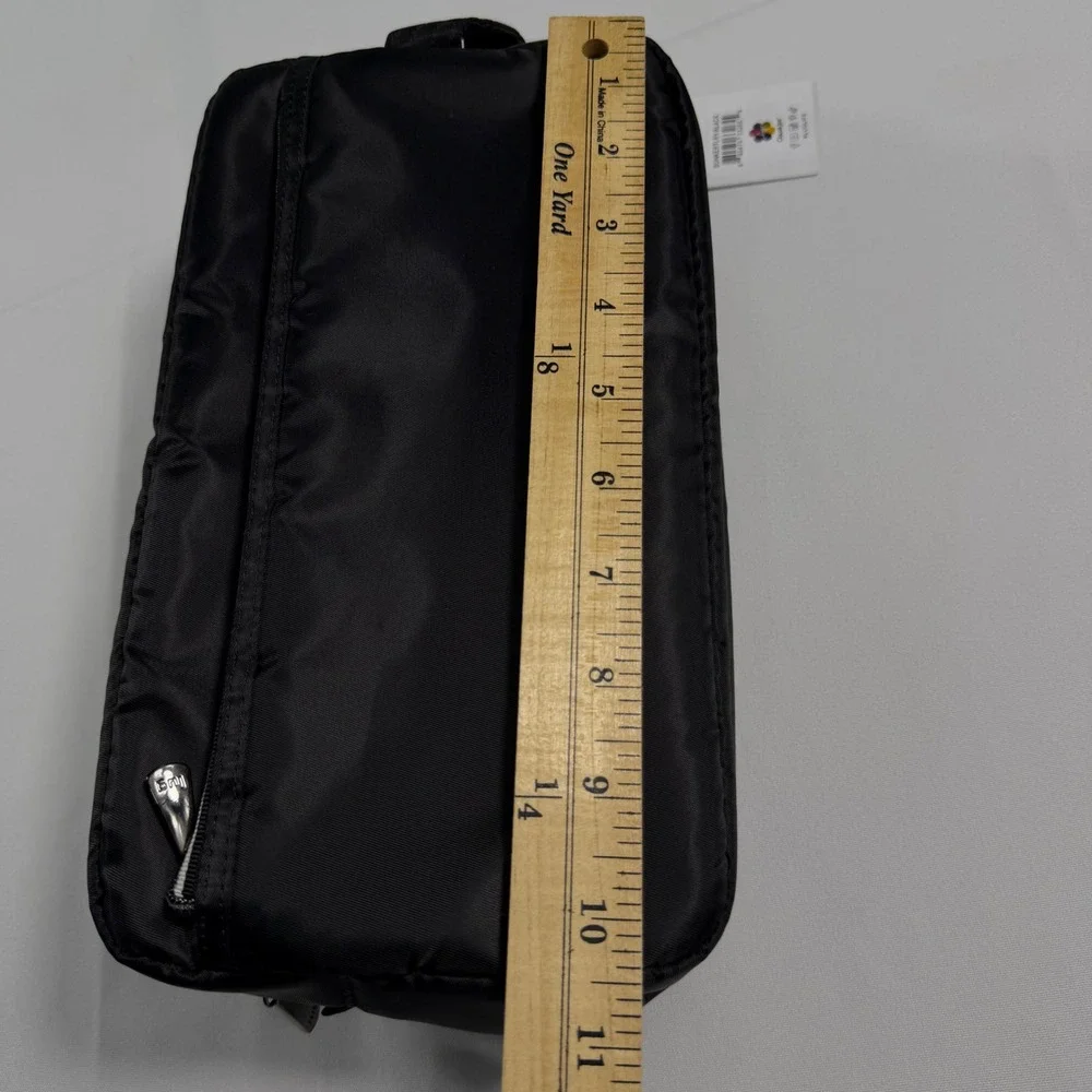 Lug Bunker Toiletry Bag Black Quilted Diamond Travel Cosmetic‎ Case NEW